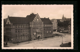 AK Teschen-Olsaland, Rathausplatz  - Schlesien