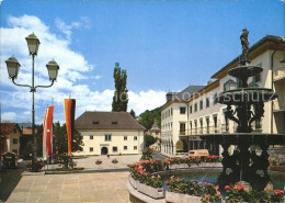 72231252 Millstatt Millstaettersee Platz Brunnen Millstatt - Autres & Non Classés