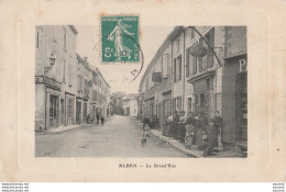 D21- 81) ALBAN (TARN) LA GRAND' RUE  - (TRES ANIMEE - VILLAGEOIS - TABAC) - Alban