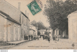 D16-40) PARENTIS (LANDES) RUE PRINCIPALE - (ANIMEE - PERSONNAGES - HABITANTS - VILLAGEOIS) - Autres & Non Classés