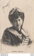 E26- ARTISTE FEMME - FRAU - LADY - BREJEAN - GRAVIERE - PAR REUTLINGER , PARIS - (OBLITERATION DE 1902 - 2 SCANS) - Entertainers