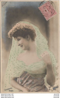 E24- ARTISTE  FEMME - FRAU - LADY - CHANTENAY  - PAR STEBBING , PARIS  - (OBLITERATION DE 1904 - 2 SCANS) - Entertainers