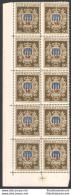 1946 SAN MARINO, Minifoglio Assistenza,  BF N° 15, Perfetto Senza Pieghe, MNH** - Blocks & Sheetlets