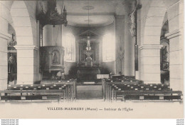 F12- 51) VILLERS MARMERY (MARNE)  INTERIEUR DE EGLISE  - (2 SCANS) - Otros & Sin Clasificación