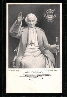 AK Papst Leo XIII. Winkt  - Päpste