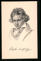 AK Ludwig Van Beethoven, Komponist, 1770-1827  - Entertainers