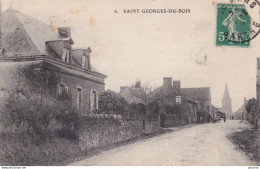E7-72) SAINT GEORGES DU BOIS (SARTHE) ENTREE DU BOURG EN 1916 - Sonstige & Ohne Zuordnung