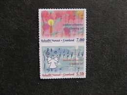 Groenland: TB Paire N° 456 Et N° 457. Neufs XX. Autoadhésifs. - Unused Stamps