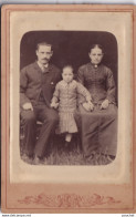 E3-33) BORDEAUX  - CDV J. ETCHEBER -  VERS 1870 - UNE FAMILLE BORDELAISE - ( 2 SCANS ) - Bordeaux