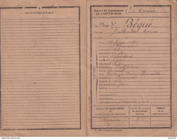 E3- BUREAU DE RECRUTEMENT DE MIRANDE (GERS) - FLEURANCE - LAVARDENS  - JEGUN -  1 NOVEMBRE  1902- ( 2 SCANS ) - Documents
