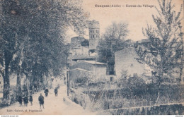 E13-11) CONQUES (AUDE) ENTREE DU VILLAGE - ANIMEE - HABITANTS -  ( 2 SCANS ) - Autres & Non Classés