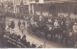 F11-68) MOLHOUSE - CARTE PHOTO GEBR. GRAF - VISITE DU  PRESIDENT POINCARE LE 10/12/1918 - ( 2 SCANS ) - Mulhouse