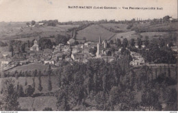 F4-47) SAINT MAURIN  (LOT ET GARONNE)  VUE PANORAMIQUE COTE SUD - EN 1933 - ( 2 SCANS ) - Autres & Non Classés