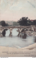 F2-81) CASTRES -  LE PONT BIAIS - A DROITE A TRAVERS LES ARBRES UNE AILE DE BATIMENT DU PETIT SEMINAIRE -  ( 2 SCANS ) - Castres