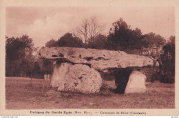 F2-16) DOLMEN DE GARDE EPEE - COMMUNE ST - BRICE (CHARENTE) -  ANIMEE - ( 2 SCANS ) - Sonstige & Ohne Zuordnung