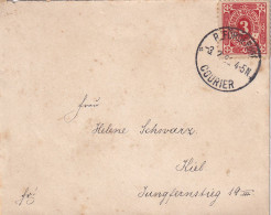 Kiel: 1895 (?), Stadtpostbeförderung MiNr. 3,  - Briefe U. Dokumente