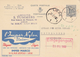 3x Post Card 1950/51/64 Lüttich/Geel/Liege To Heidelberg - Sonstige & Ohne Zuordnung