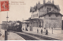 S20-93) SAINT OUEN - LA NOUVELLE GARE - LES QUAIS - ARRIVEE D ' UN TRAIN EN 1910 - Saint Ouen