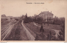 F21-47) TONNEINS -  VUE DE LA GARE - VOIES  FERREES - ( 2 SCANS ) - Tonneins