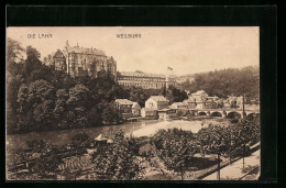 AK Weilburg, Die Lahn Mit Schloss  - Weilburg