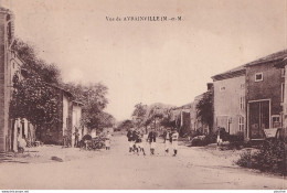 N3-54)  VUE DE AVRAINVILLE - MEURTHE ET MOSELLE  - ANIMEE - HABITANTS - FANFARE -  EN 1927 - ( 2 SCANS )   - Sonstige & Ohne Zuordnung