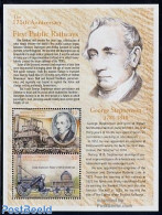 Grenada Grenadines 2000 Public Railways 2v M/s, Mint NH, Transport - Railways - Trains