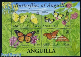 Anguilla 2006 Butterflies 4v M/s, Mint NH, Nature - Butterflies - Anguilla (1968-...)