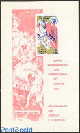 Brazil 1967 Tourism, Carnival S/s, Mint NH, Various - Folklore - Tourism - Neufs