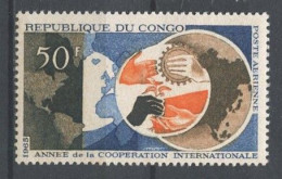 CONGO 1965 PA N°36 ** Neuf MNH Superbe C 1.80 € Coopération Internationale Anniversaire Nations-Unies - Ungebraucht