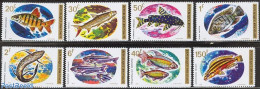 Rwanda 1973 Fish 8v, Mint NH, Nature - Fish - Vissen