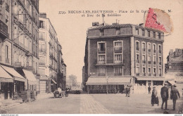 Z8-92) BECON LES BRUYERES - PLACE DE LA GARE ET RUE DE LA SABLIERE - ( ANIMEE ) - Autres & Non Classés