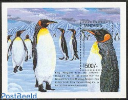 Tanzania 1999 King Penguin S/s, Mint NH, Nature - Birds - Penguins - Tanzania (1964-...)