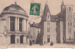 Z18-47) AGEN - THEATRE ET MUSEE - EN  1911 - Agen