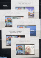 Singapore 2004 Trade & Industry 5 S/s, Mint NH, Science - Various - Chemistry & Chemists - Export & Trade - Industry - Chemistry