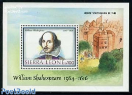 Sierra Leone 1989 Shakespeare S/s, Mint NH, Art - Authors - Writers