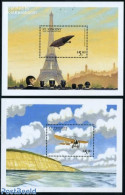 Saint Vincent 1999 Aviation History 2 S/s, Mint NH, Transport - Aircraft & Aviation - Zeppelins - Avions