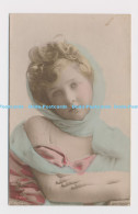 C015097 Girl With Blue Scarf. RP. 1915 - World