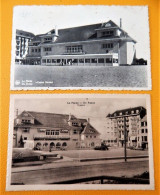 DE PANNE -  LA PANNE  -  2 POSTKAARTEN  :   Casino - Kursaal - De Panne