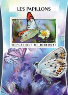 Djibouti 2016 Butterflies, Mint NH, Nature - Butterflies - Flowers & Plants - Yibuti (1977-...)