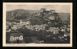 AK Pottenstein /Fränk. Schweiz, Ortsansicht Aus Der Vogelschau  - Pottenstein