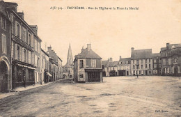 TRÉVIÈRES (14) Rue De L'église Et La Place Du Marché - Ed. Gouée 923 - Autres & Non Classés