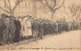 Algérie - BLIDA - La Foule Attendant Le Passage Du Gouverneur Jean-Baptiste Abel - CARTE PHOTO Année 1920 - Ed. Ad. Mine - Blida