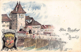 BASEL - Litho Alte Rheinthor Zu BASEL - Verlag Unbekannt  - Basel