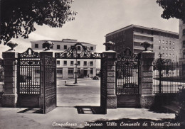 Cartolina Campobasso - Ingresso Villa Comunale - Campobasso