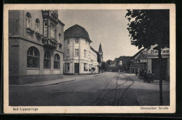 AK Bad Lippspringe, Detmolder Strasse  - Detmold