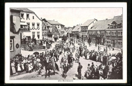 AK Hildburghausen, Die Dorfzeitung, Die Germanen, Volksfest  - Hildburghausen