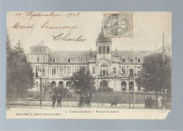 CPA - 70 - Luxeuil-les-Bains - Hôpital Grammont - Animée - Circulée En 1903 - Luxeuil Les Bains