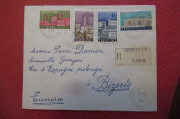 FRANCE  Lettre Recommandée DU 09 04 1956   DE VENELLES Pour BIZERTE - Covers & Documents