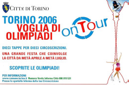 [MD9860] CPM - TORINO MOLE ANTONELLIANA -TORINO 2006 VOGLIA DI OLIMPIADI ON TOUR - PERFETTA - NV - Mole Antonelliana