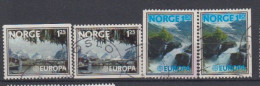 NOORWEGEN - Michel - 1977 - Nr 742/43 Do/Du + DI/Dr - Gest/Obl/Us - Used Stamps